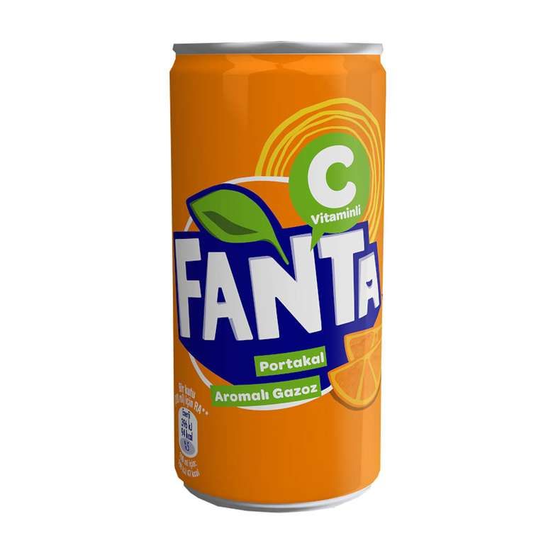 FANTA PORTAKAL CAN 200 ML