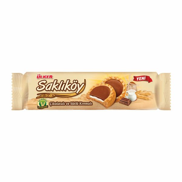 ULKER SAKLIKOY CIKOLATALI VE SUTLU KREMALI 100 GR