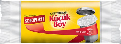 KOROPLAST KUCUK BOY COP TORBASI 30 LU