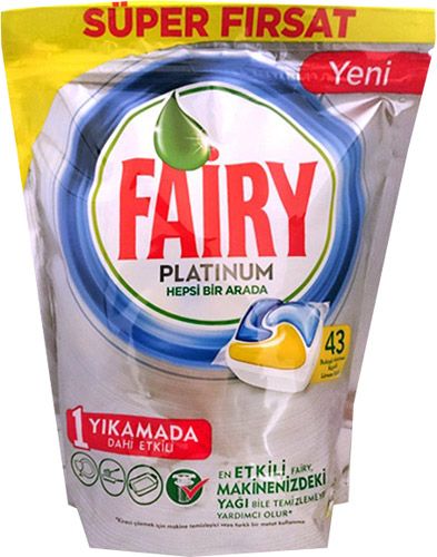 FAIRY PLATINUM KAPSUL LIMON 43 ADET