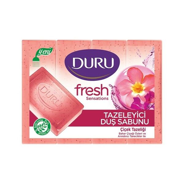 DURU FRESH BANYO SABUNU CICEK TAZELIGI 4X150 GR