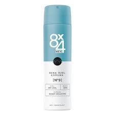 8 X 4 MEN DEODORANT NO 9 DRY COOL 150 ML