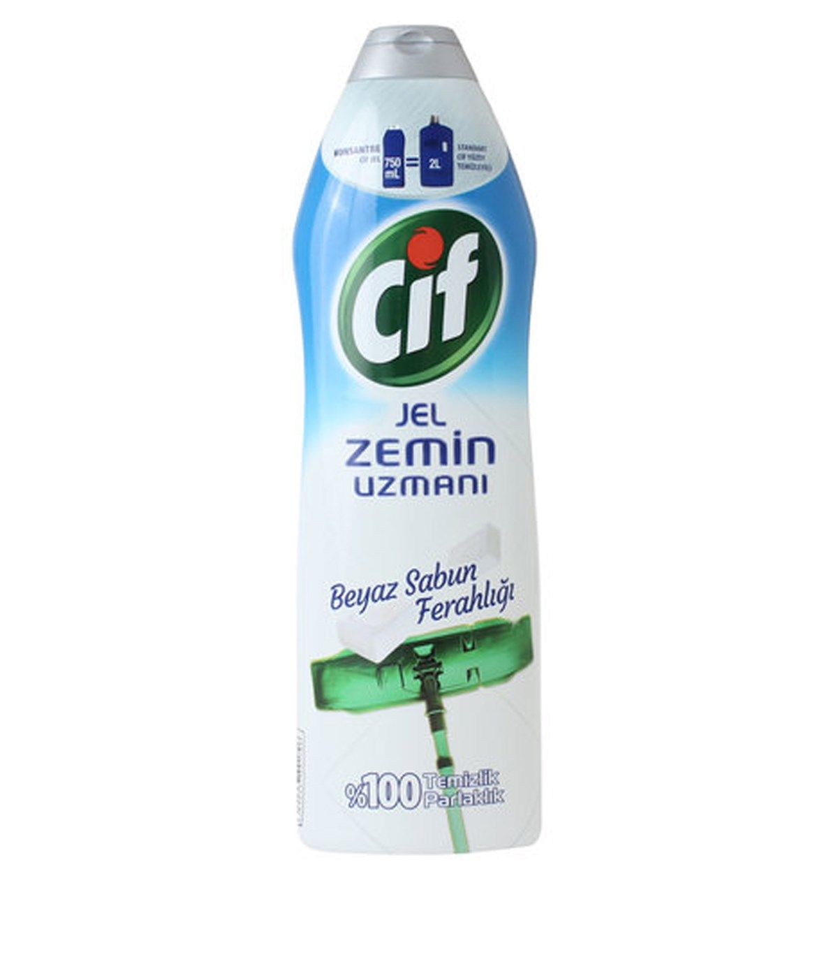 CIF JEL ZEMIN UZMANI BEYAZ SABUN FER. 750 ML