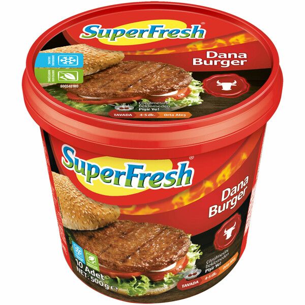 SUPERFRESH DANA BURGER 500 GR