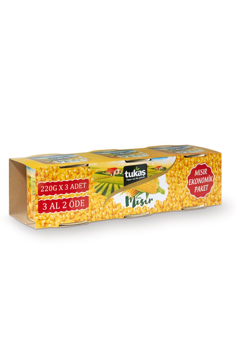 TUKAS MISIR KONSERVESI 3 X 150 GR