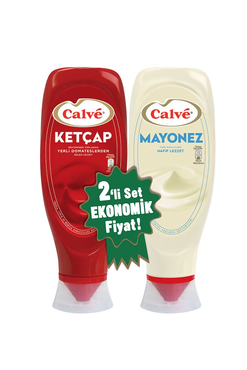 CALVE KETCAP 600 GR + MAYONEZ 540 GR