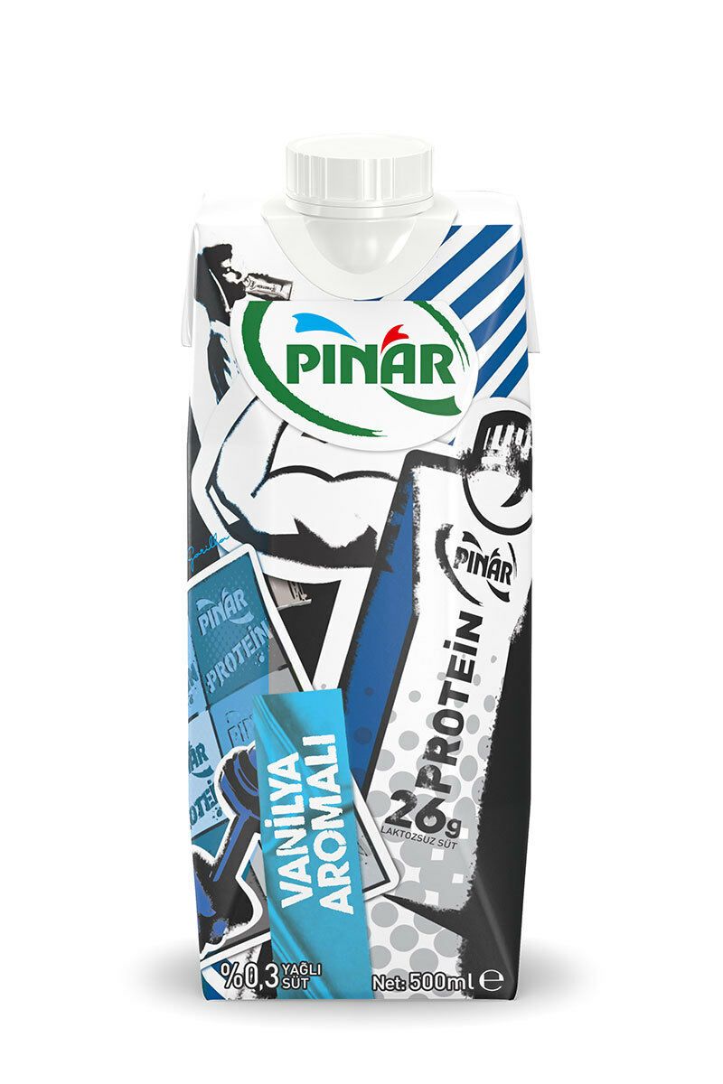 PINAR SUT PROTEIN LAKTOZSUZ VANILYALI500 ML