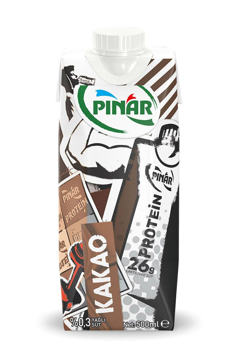 PINAR SUT PROTEIN LAKTOZSUZ KAKAOLU 500 ML