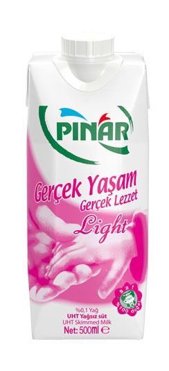 PINAR LIGHT(%0,1 YAG) SUT 500 ML