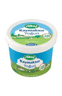 SUTAS YOGURT KAYMAKSIZ KOVA 2000 GR