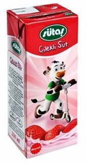 SUTAS CILEKLI SUT 180 ML