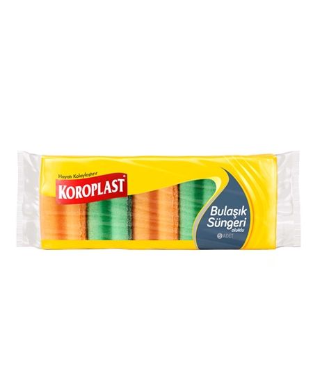 KOROPLAST BULASIK SUNGERI OLUKLU 5 LI