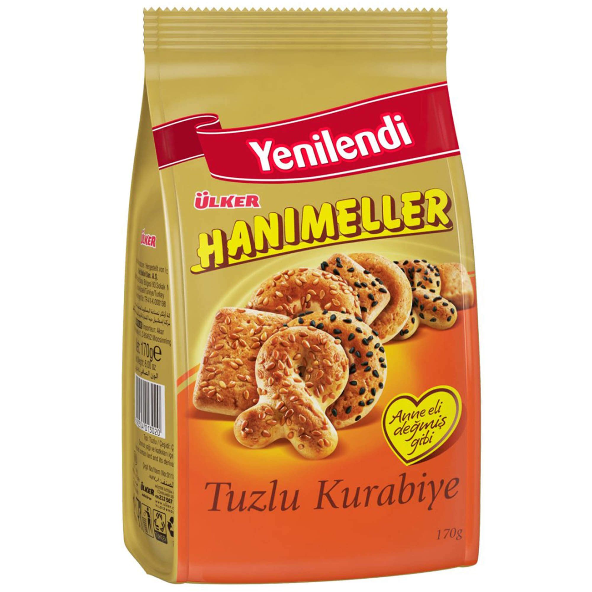 ULKER HANIMELLER TUZLU KURABIYE 150 GR