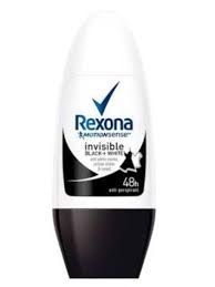 REXONA ROLL ON INVISIBLE BLACK+WHITE 50 ML
