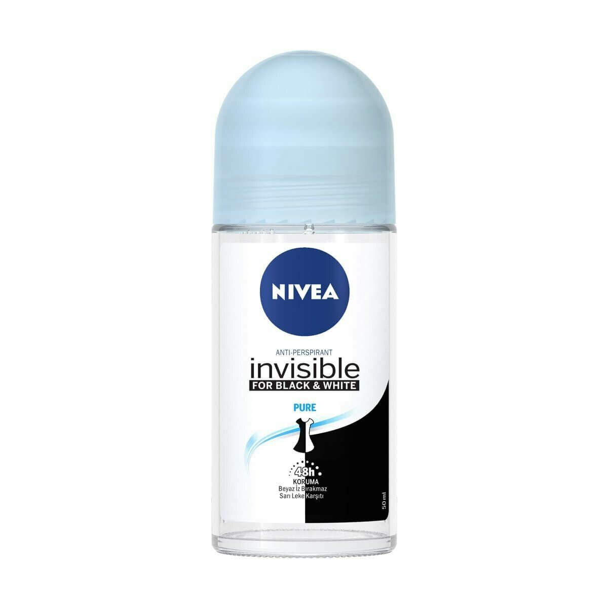 NIVEA ROLL ON INVISIBLE B&W 50 ML