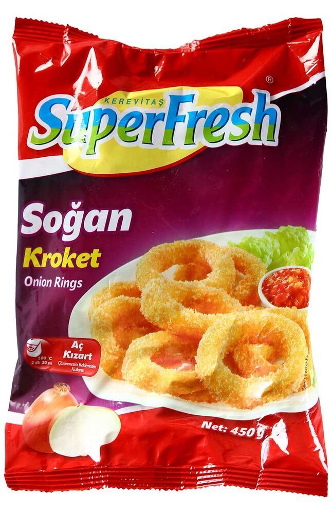 SUPERFRESH SOGAN HALKASI GURME 450 GR