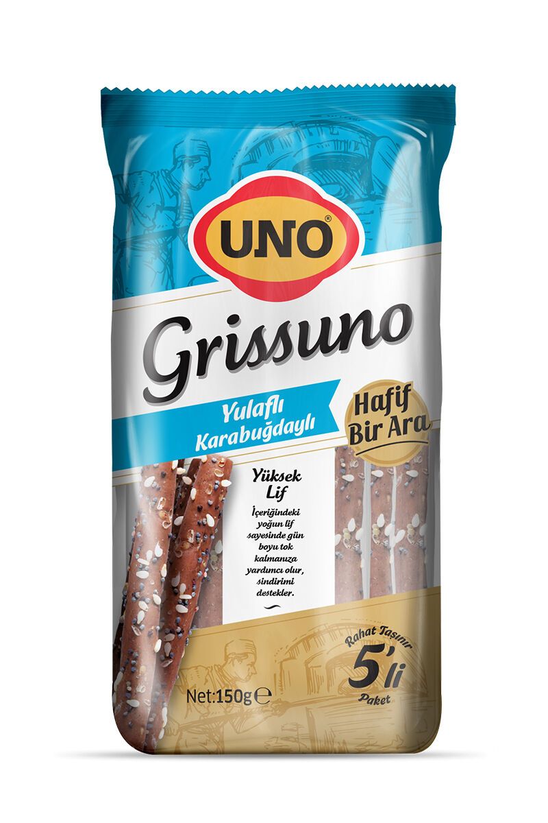 UNO GRISSUNO YULAFLI KARA BUGDAYLI 150 GR