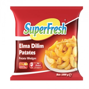 SUPERFRESH PATATES ELMA DILIMLI 1 KG