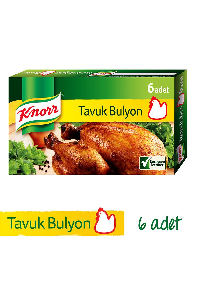 KNORR TAVUK BULYON 6'LI TAB. 60 GR