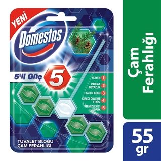 DOMESTOS WC BLOK 5 LI GUC CAM FERAHLIGI 55 GR