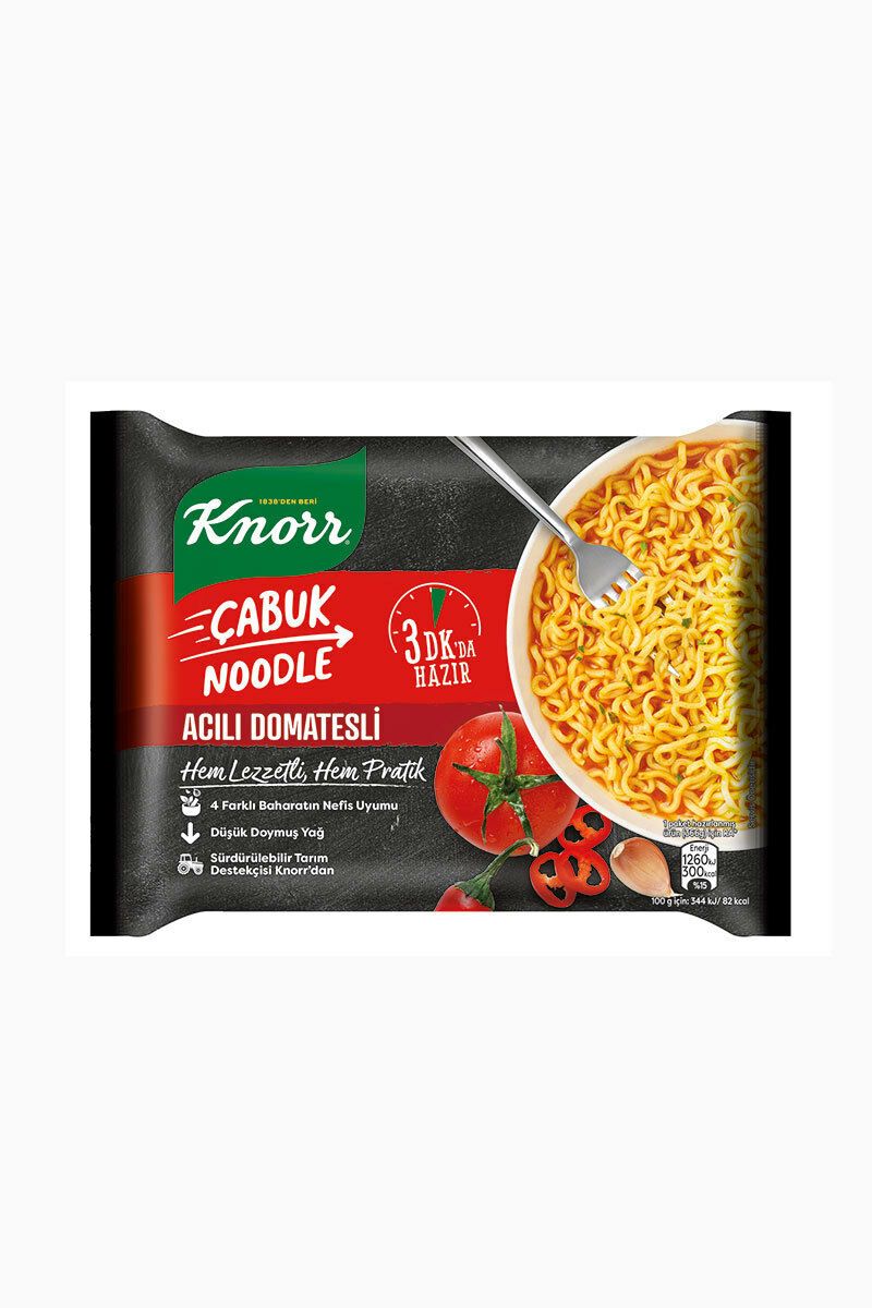 KNORR CABUK NOODLE ACILI DOMATESLI 67 GR