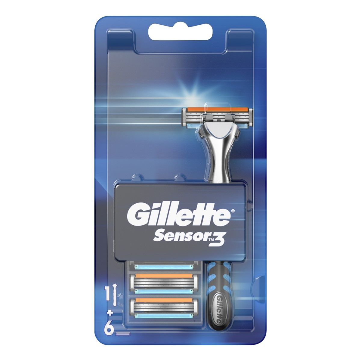 GILLETTE SENSOR 3 MAKINE + 6 YEDEK