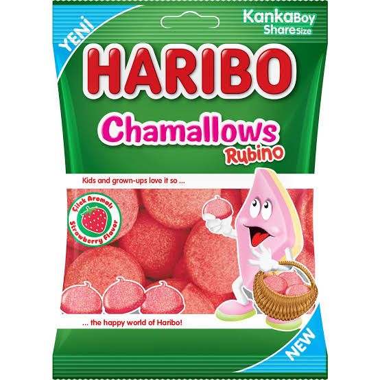HARIBO CHAMALLOWS RUBINO 80 GR