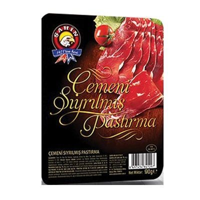 SAHIN CEMENI SIYRILMIS PASTIRMA 80 GR