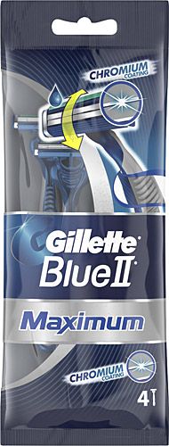 GILLETTE BLUE 2 MAXIMUM 4 LU PAKET