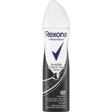 REXONA INVISIBLE BLACK WHITE CLOTHES 150 ML