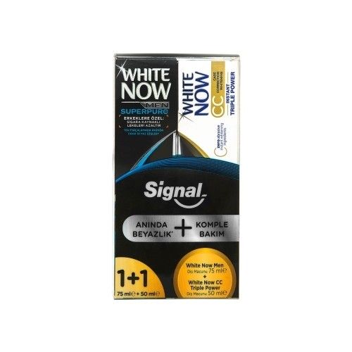 SIGNAL WHITE NOW MEN 75 ML+WH. NOW GOLD 50 ML