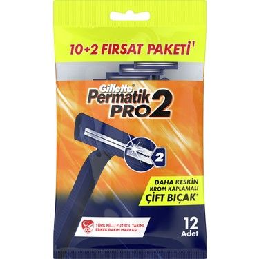 GILLETTE PERMATIK PRO 2 12 ADET