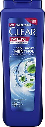 CLEAR MEN SAMPUAN MENTHOL 485 ML