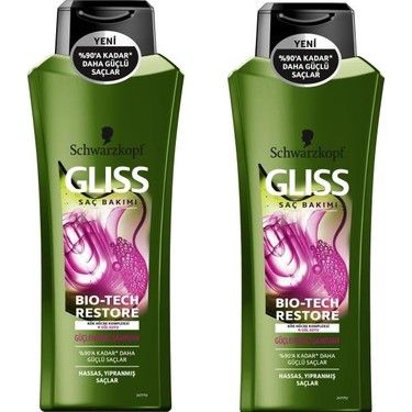 GLISS SAMPUAN BIO-TECH 2 X 500 ML