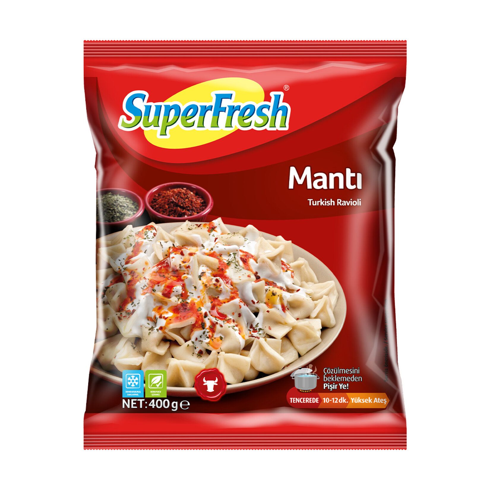 SUPERFRESH ANADOLU MANTI 400 GR