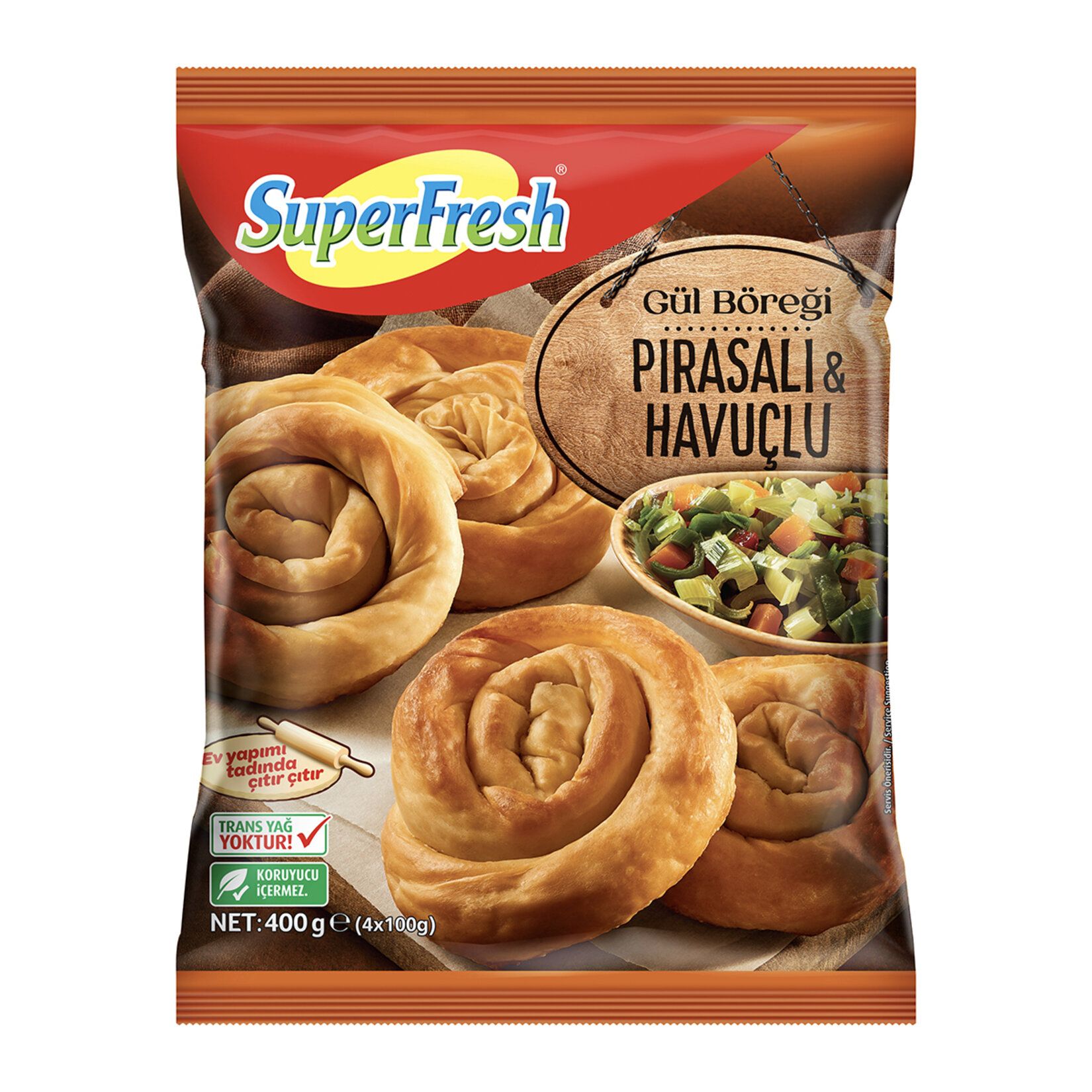 SUPERFRESH GUL BOREGI PIRASA HAVUC 400 GR