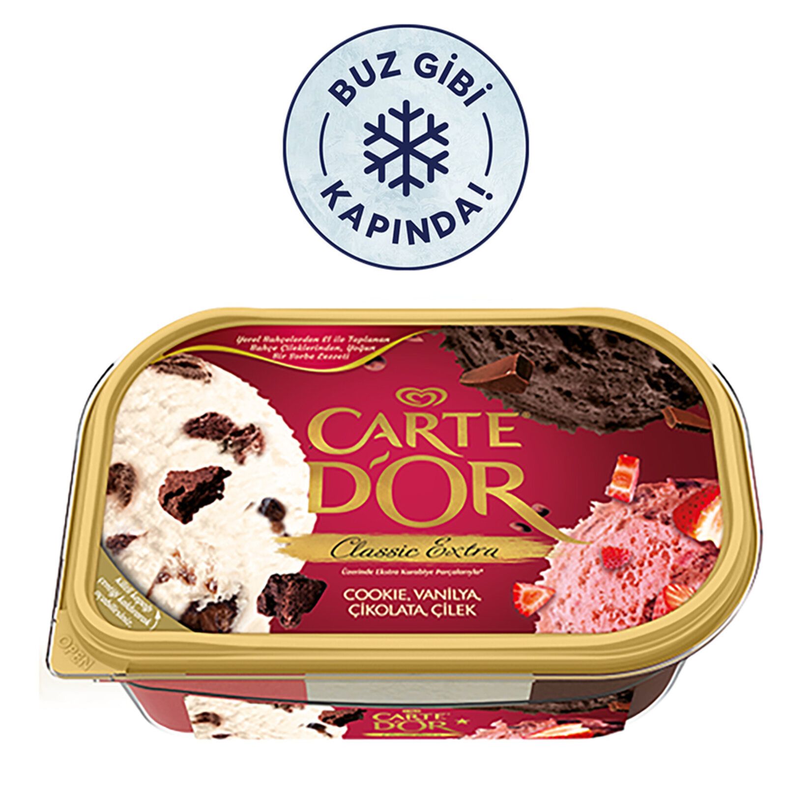 CARTE DOR CLASSIC EXTRA COOKIE VAN CIK CILEK 850 ML