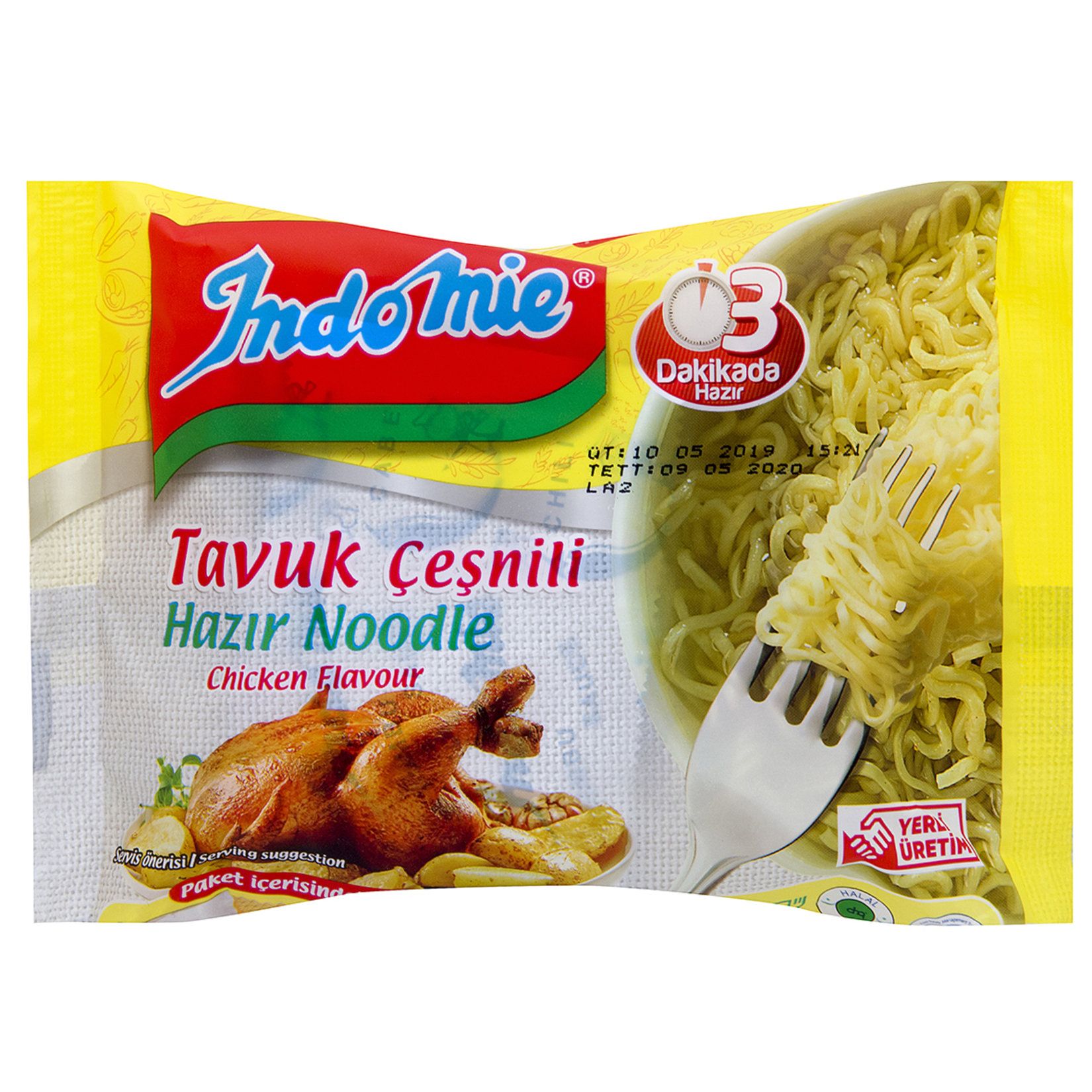 INDOMIE TAVUK AROMALI NOODLE 70 GR