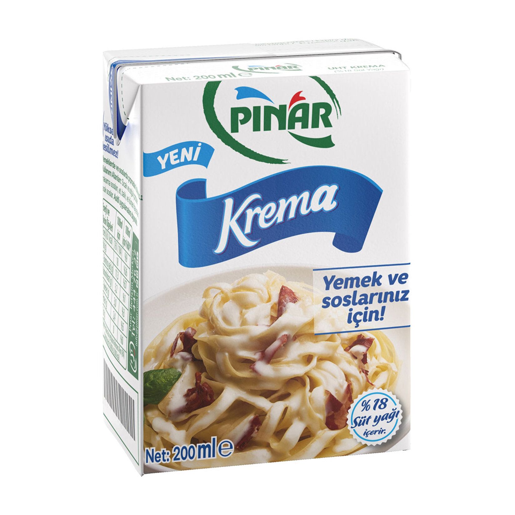 PINAR YEMEKLIK KREMA 200 ML