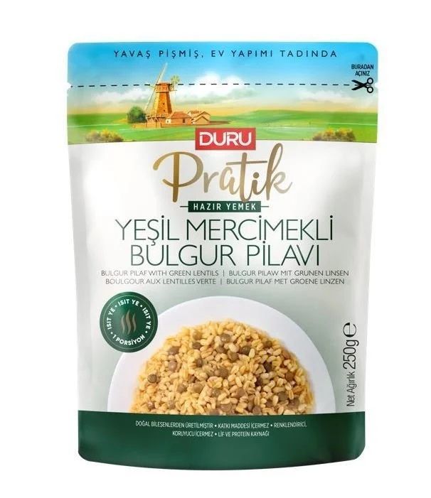 DURU MERCIMEKLI BULGUR PILAVI 250 GR