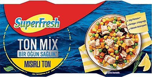 SUPERFRESH MISIRLI TON BALIGI 2*150 GR